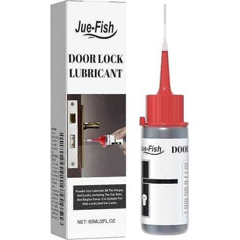 Lubrifiant générique pour barillet de serrure Jue-fish, charnière de serrure, cadenas de voiture, capot moteur, porte de garage - Lubrifiant pour barillet de serrure Jue-fish