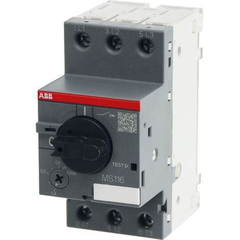 ABB 1SAM 250 000 R1004 MS 116-0,63 Motorschutzschalter einstellbar 690 V/AC 0.63 A 1 St. (1/5)