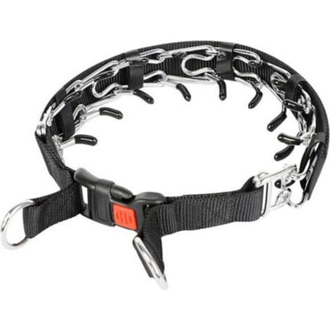 Collier De Dressage À Pointes - 1 Pièce - Acier Inoxydable - Embouts En Caoutchouc - Pour Grands Chiens - 3,5 mm x 55 cm (1/5)