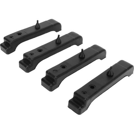 Kit d'adaptation support radiateur 4012 326 682S, 4 patins caoutchouc pour Chevelle Impala Camaro (1/5)
