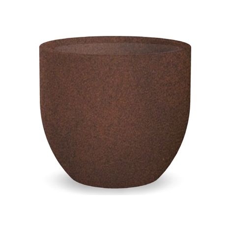 Moovere – Jardinière ronde ø50cm en polyéthylène – Résistante aux UV et aux températures extrêmes – Volume 37,8L pour plantes et fleurs