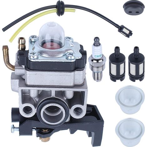 Kit Adefol de carburateur, bougie, filtre à carburant, tuyau et passe-fils pour moteur tondeuse et débroussailleuse Honda GX25 GX35 GX 25 35 HHT35 HHT35S FG110 (1/5)