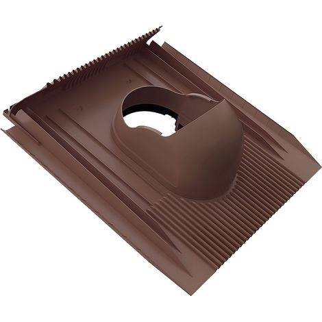 Venduct universelle Grundplatte DN125 Dunkelbraun
