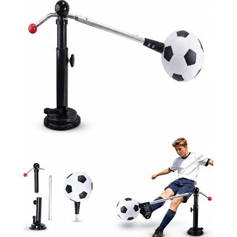 Unabhängiger, um 360° drehbarer Fußballtrainer mit individuell einstellbarer Ballkontrolle, Dribbling-, Pass- und Schussfähigkeiten zur Verbesserung für Kinder und (1/5)