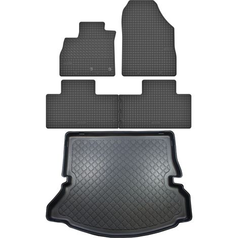 Renault Grand Scenic IV Minivan ab 12/2016 SET - Gummifußmatten + Kofferraummatte (1/5)