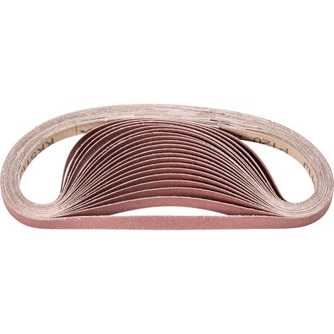 PFERD TOOLS Korund Schleifband BA 12x520mm A120 für universelle Anwendung mit Bandschleifer (100) 100 Stk (1/4)