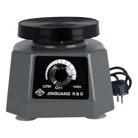 Plaque vibrante pour plâtre, oscillateur dentaire 4" pour plâtre, vibrateur électrique 220 V 100 W, vitesse réglable, plaque vibrante ronde pour plâtre, vibrateur dentaire pour le mélange du plâtre et (1/5)