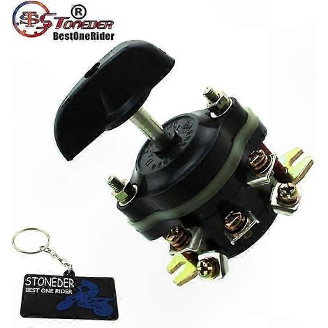 Interrupteur de marche avant/arrière pour quad électrique 4 roues, 800W 1000W 36V 48V, compatible 500W XA-1000 Gio, pièce de rechange robuste (1/5)