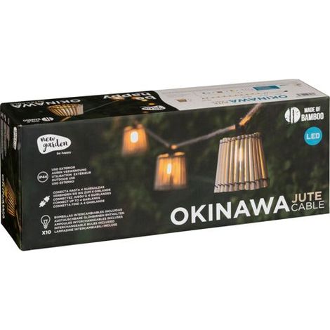 New Garden Okinawa Lichternetz Natur 8 Meter