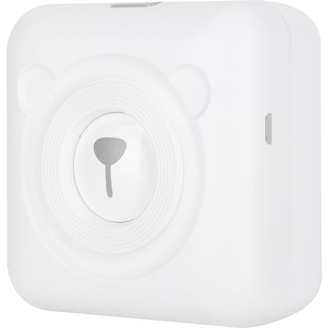 Mini imprimante thermique portable de poche, reçus d'erreur/de problème, fournitures scolaires, format A6, blanche, 203 dpi (1/5)