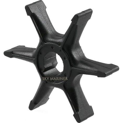 Turbine de pompe à eau de qualité supérieure 6G0-44352 pour moteur hors-bord Yamaha 20 et 25 CV (référence 20A, 20B et 25A, 6G0-44352-00/01/02/03, 2 temps). (1/5)