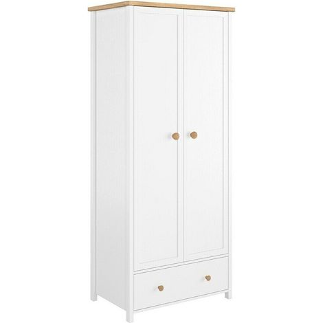 Armoire Romelbo 100 , 187x85x52cm, Portes d'armoire: Avec des charnières, Nombre d'étagères: 0 (1/4)