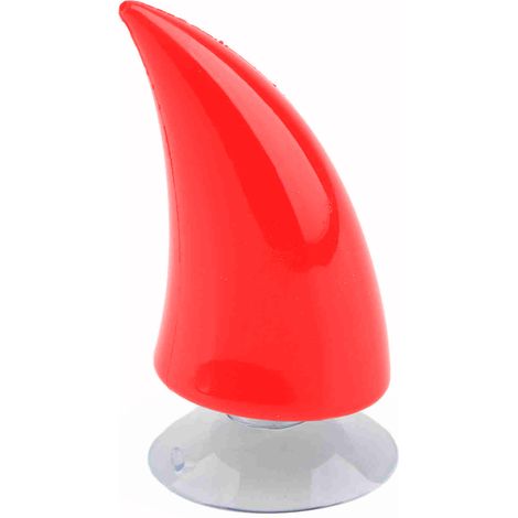 Cornes de Démon pour Casque de Moto avec Ventouses - Accessoire Décoratif Rouge - Matériau Élastique Résistant, Dimensions 65mm/2.6in - Emballage Inclus (1/5)