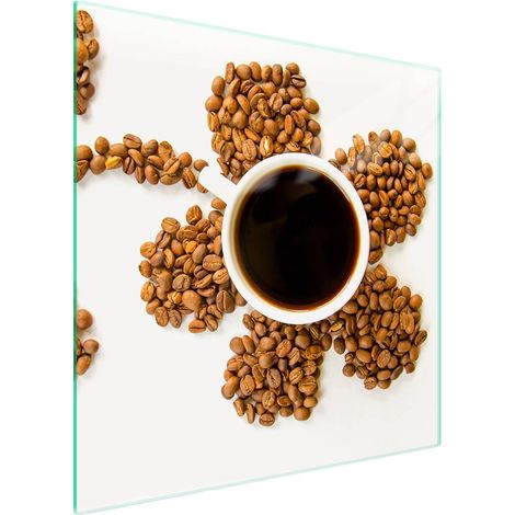 Protezione in vetro per piano cottura 50x52 Caffè (1/5)