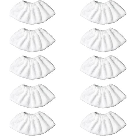 (10 pièces) Chiffons de nettoyage pour balai vapeur Karcher EasyFix SC2, SC3, SC4 et SC5 - Accessoires de rechange (1/4)