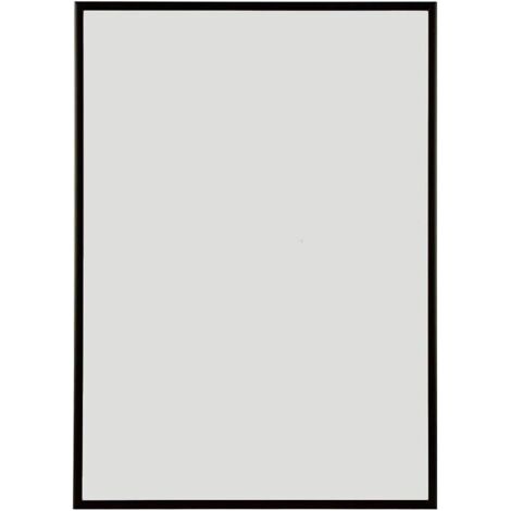 Dpzo – Cadre photo en aluminium A3 ultra-fin 0,8 cm – Design moderne noir – Pour affiches 39x59 cm – Résistant à l'humidité