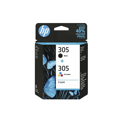 HP 305 2er-Pack Cyan/Magenta/Gelb/Schwarz Original Druckerpatrone