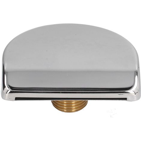 Pommeau de douche cascade grand diamètre pour baignoire thermale - Installation et nettoyage faciles (1/5)