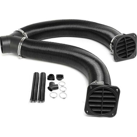 Conduit Tuduit de Chauffage 75mm + Sortie d'Air Chaud avec Pièce en Y Pour Chauffage Diesel Webasto Eberspacher (1/5)