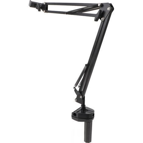 Support de téléphone articulé avec bras de support pour vidéo, compatible avec les smartphones jusqu'à 6,8 pouces, rotation à 360°. (1/5)