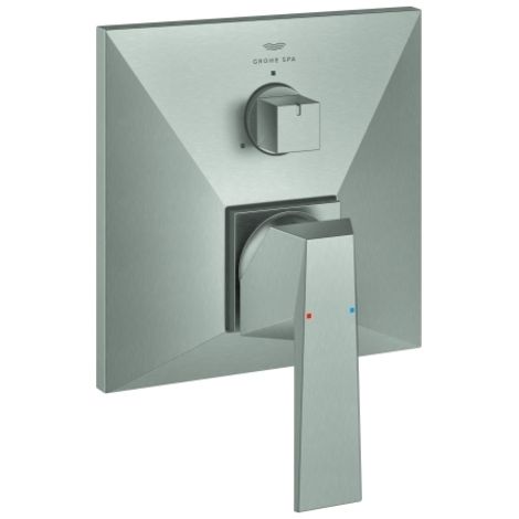 Grohe Allure Brilliant Miscelatore monocomando a 3 vie con deviatore Cromo spazzolato, 24340DC0 (1/2)