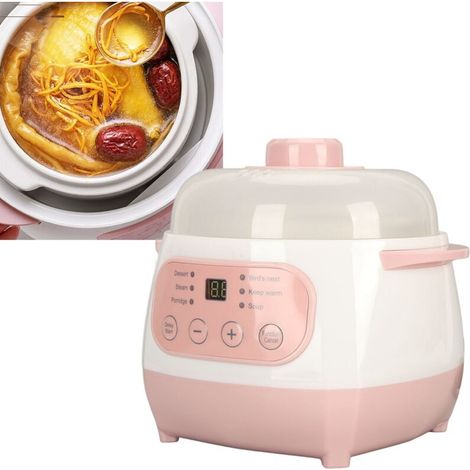 Autocuiseur Électrique Ceramique Intelligent 1L 200W Anti-Burn avec Plug US 110V