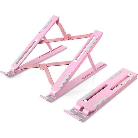 Support portable pliable pour ordinateur portable, support réglable pour ordinateur portable et tablette, rehausseur (1/5)