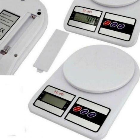 BILANCIA LCD DA CUCINA ELETTRONICA DA 1GR A 7KG BIANCA PER LE TUE RICETTE (1/3)