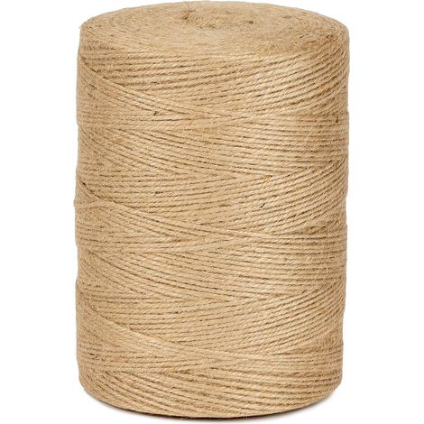Ficelle Jute Naturel 2mm Bobine 800 m La Cordeline CJN34, pour jardinage, bricolage, activités manuelles et DIY (1/5)