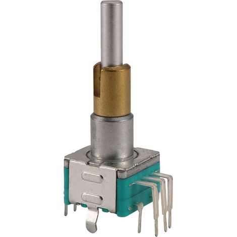 Adecuado para el codificador de doble eje EC11EBB24C03, con interruptor, 30 dígitos de posicionamiento, mango de 15 puntos de pulso, 25 mm.