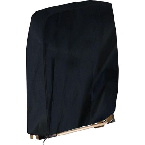 Housse de chaise pliante inclinable en tissu Oxford 210D - Housse de chaise de jardin empilable - Housse de chaise longue pliante avec sac de rangement pour transat de terrasse (1/5)