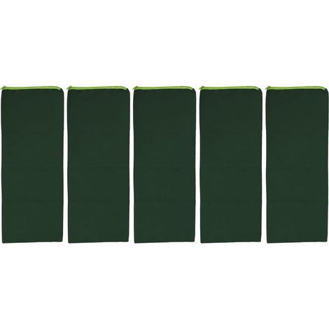 Juego de 5 barreras de agua reutilizables con cremallera y sacos de arena de silicona orgánica con diseño grueso para puertas de garaje, ventanas, protección contra (1/5)