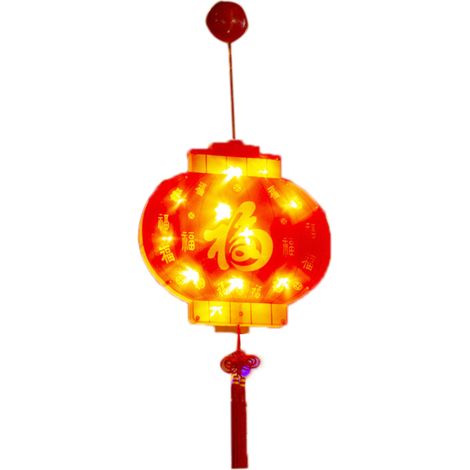 Rote LED-Laterne zum Chinesischen Neujahr, Glücksbringer-Anhänger für Frühlingsfeste, Schlafzimmer, Modell 3 (1/3)