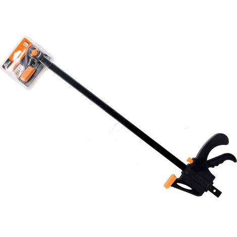 Morsetto a sgancio rapido strettoio reversibile serraggio a cricchetto morsa da falagname per bricolage 450 mm