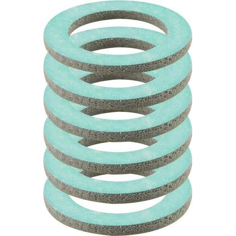 JEU DE 5 JOINTS 26x16x2mm, POUR RACCORDEMENT 3/4