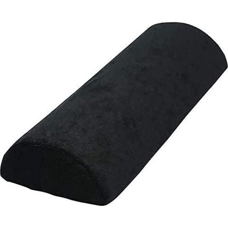 Half-Moon Memory Foam Pillow, Knee Pillow for Sleeping, Leg Elevator Support Pillow, Knee Rest for Sleeping, Lumbar Pillow for Neck, Knees and Waist (1/4)