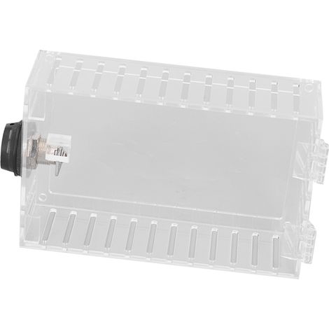 Boîtier de verrouillage de thermostat inviolable et anti-dommages, protection murale en acrylique transparent avec serrure à combinaison pour 7 x 4,5 pouces (1/5)