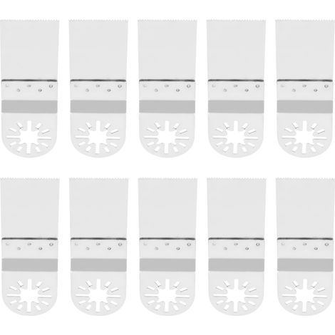 10Pcs 31mm Oscillating Multi Tool Saw Blades Precision Cutting Tool for Metal Wood Plastic