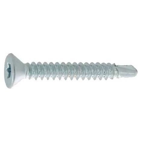 Ultima Atornillar Fijar Pegar Tornillo autoperforante blanco 4,2x25 mm (1/2)