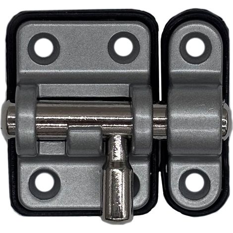 Pasador reforzado base plástica 20 mm cromo mate (1/2)