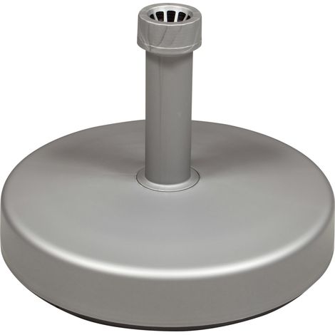 Schirmständer, für 25kg Sand silber, Rohr 25-54mm (1/2)
