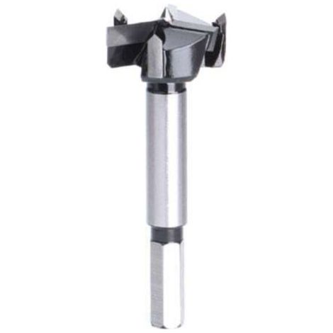 Kit Fraise à Bois Ø27mm - Pour Fixation des Charnières en Portes Encastrées avec Gabarit de Marquage (1/4)