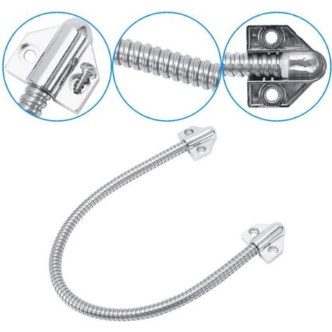 Lntyq Gaine de protection flexible pour câble de porte blindé avec extrémités 400 mm x 11,2 mm Blanc