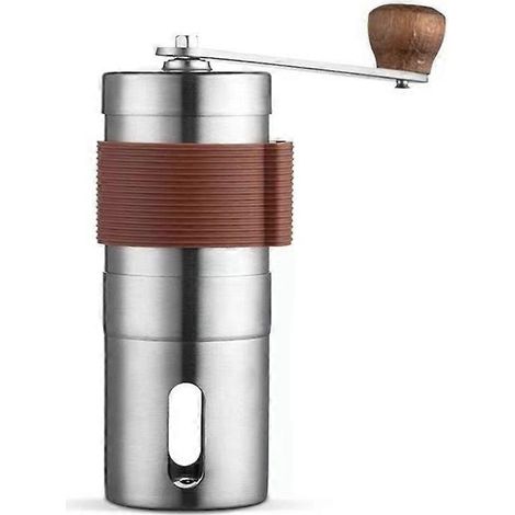 Manuel moulin à café portable main grain de café moulin avec balance Visualization pour maison bureau Traveling espresso (1/5)