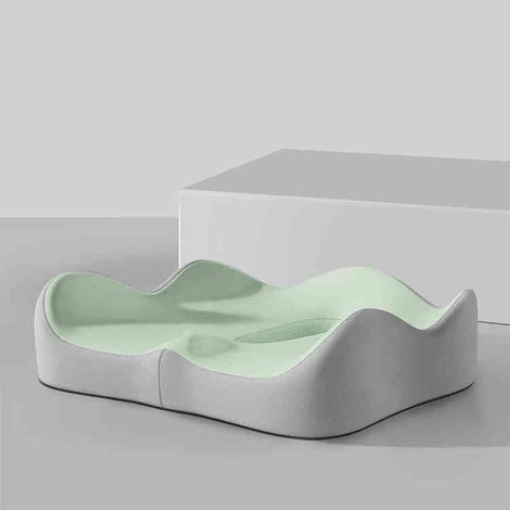 Coussin de Chaise de Bureau Ergonomique,Coussin de Siège D’Auto en Mousse à Mémoire de Forme,Soulage Le Dos,Les Fesses,Le Coccyx,Adapté aux Personnes Sédentaires (1/5)