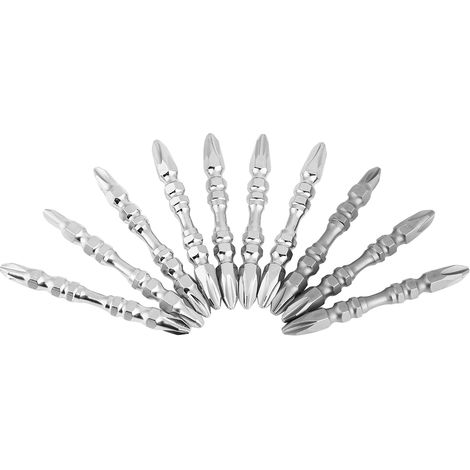 10 Stück 4,5 mm, 5,5 mm, 6,35 mm PH2 Doppelkopf-Magnetschraubendreher (1/5)