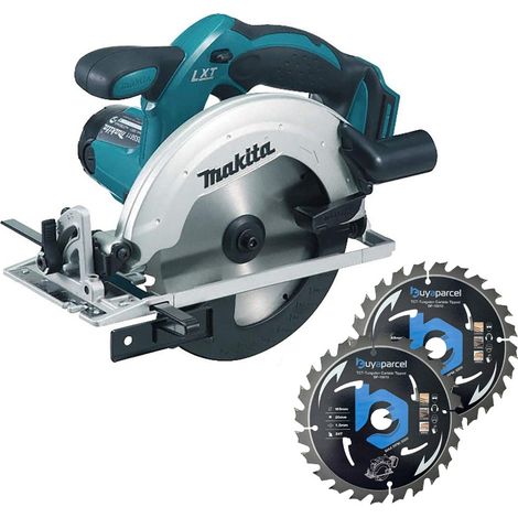Makita DHS680Z 18v Lithium Brushless Circular Saw 165mm Bare +2 Extra BAP Blades (1/5)