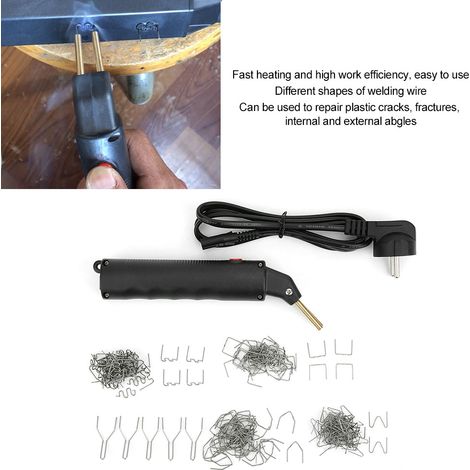 Pistolet à Souder Thermique pour Pare-chocs et Ailes - Kit Réparation Plastique Auto 110-250V EU