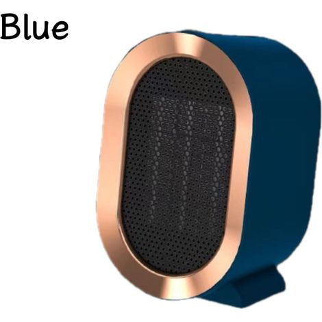 Mini-Energiespar-Elektroheizgerät 220 V 1200 W, geeignet für Wohnzimmer, Schlafzimmer, Badezimmer, Blau (1/5)