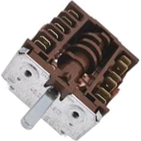 Ersatzteil - Schalter für elektrische Kochplatte 6+0 Stellungen -  - WALTHAM, VESTEL, FAR, BLUESKY, KELVINATOR, BOMPANI, WESTWOOD, AVEA, ELECTROLUX, BEKO, FAGOR, HOOVER, ZANKER, SAUTER, AEG, VEDETTE, 